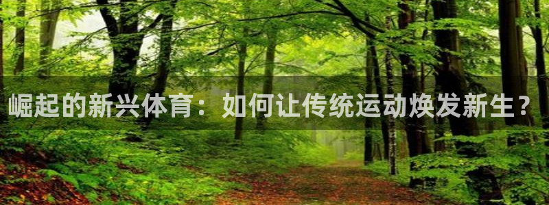 意昂代理注册官网入口：崛起的新兴体育：如何让传统运动焕发新生？