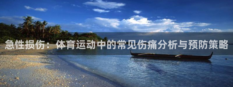 意昂3注册：急性损伤：体育运动中的常见伤痛分析与预防策略