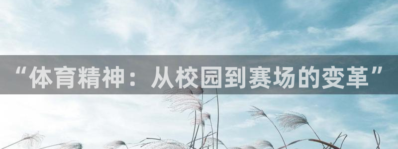 意昂体育2官网入口：“体育精神：从校园到赛场的变革”